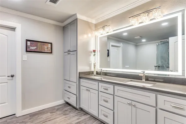 a bathroom with a shower curtain and a toilet