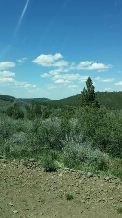 a view of a lake and mountain