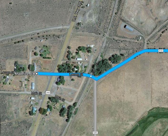 0 Clarks Valley Road Termo, CA 96132 - Photo 5 of 7 an aerial view of a house with a swimming pool