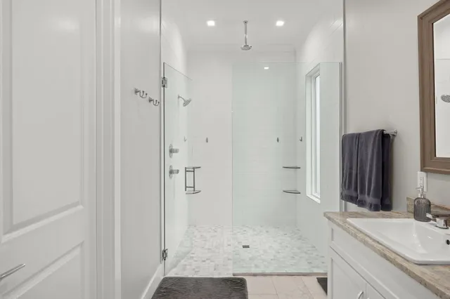 a view of a house with a street