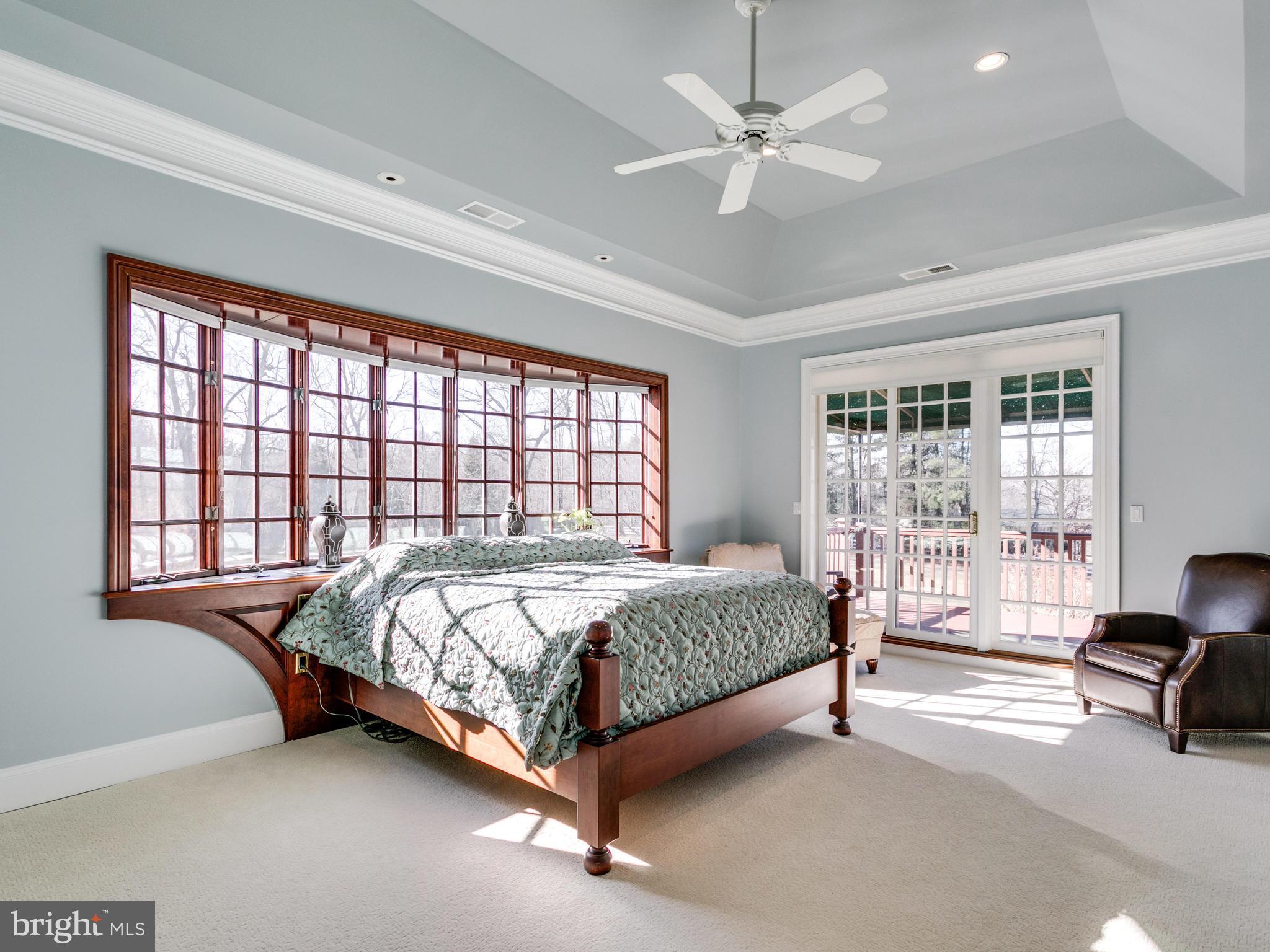 10207 East Hunter Valley Road Vienna, VA 22181 - Photo 13 of 26 MASTER BEDROOM W PRIVATE DECK