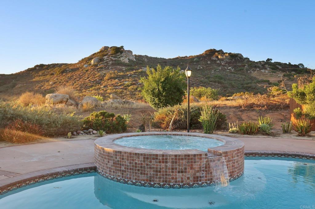 2865 Via Dieguenos Alpine, CA 91901 - Photo 11 of 75 a view of a backyard with a tub