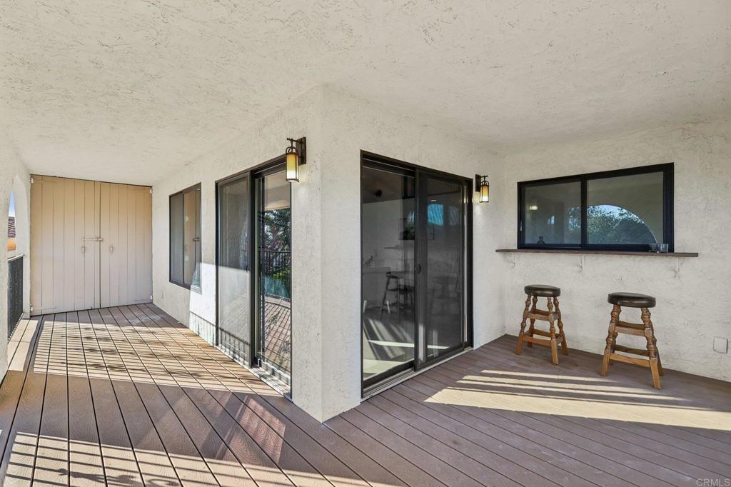 2865 Via Dieguenos Alpine, CA 91901 - Photo 27 of 75 a bedroom with a bed and a flat screen tv