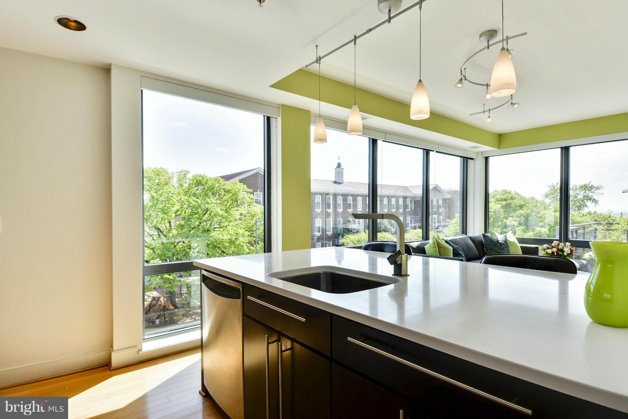 4101 Albemarle Street Northwest, Unit 337 Washington, DC 20016 - Photo 9 of 30 a view of a city from a dining room