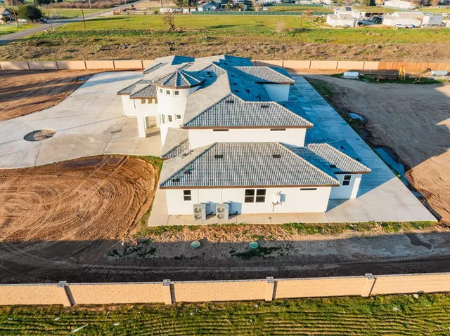 a view of a swimming pool with an ocean view
