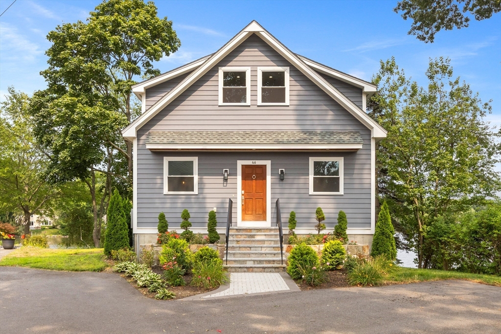 46 Crescent Avenue Lynnfield, MA 01940 - Photo 16 of 16 a front view of house with yard