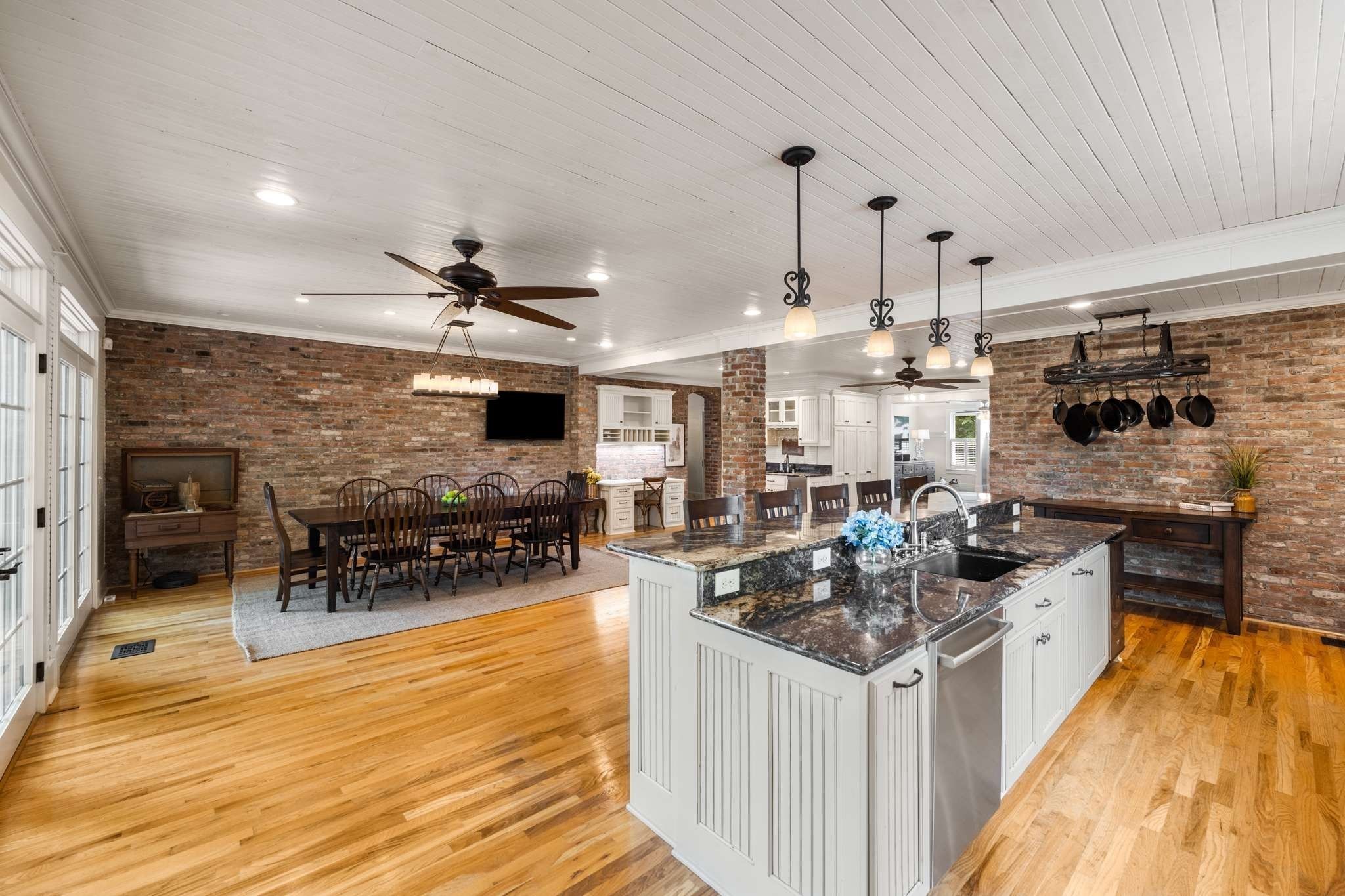 405 Webb Road West Bell Buckle, TN 37020 - Photo 17 of 70 a kitchen with stainless steel appliances granite countertop a sink stove and refrigerator