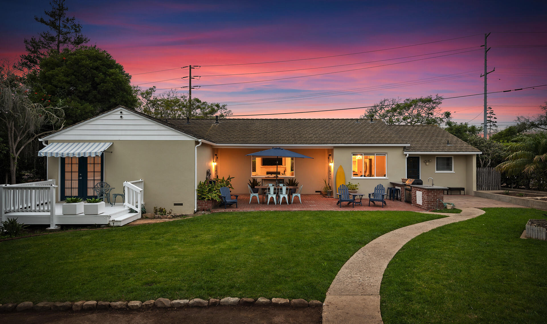 Undisclosed Address Carpinteria, CA 93013 - Photo 14 of 38 05 - Rear View (Twilight)