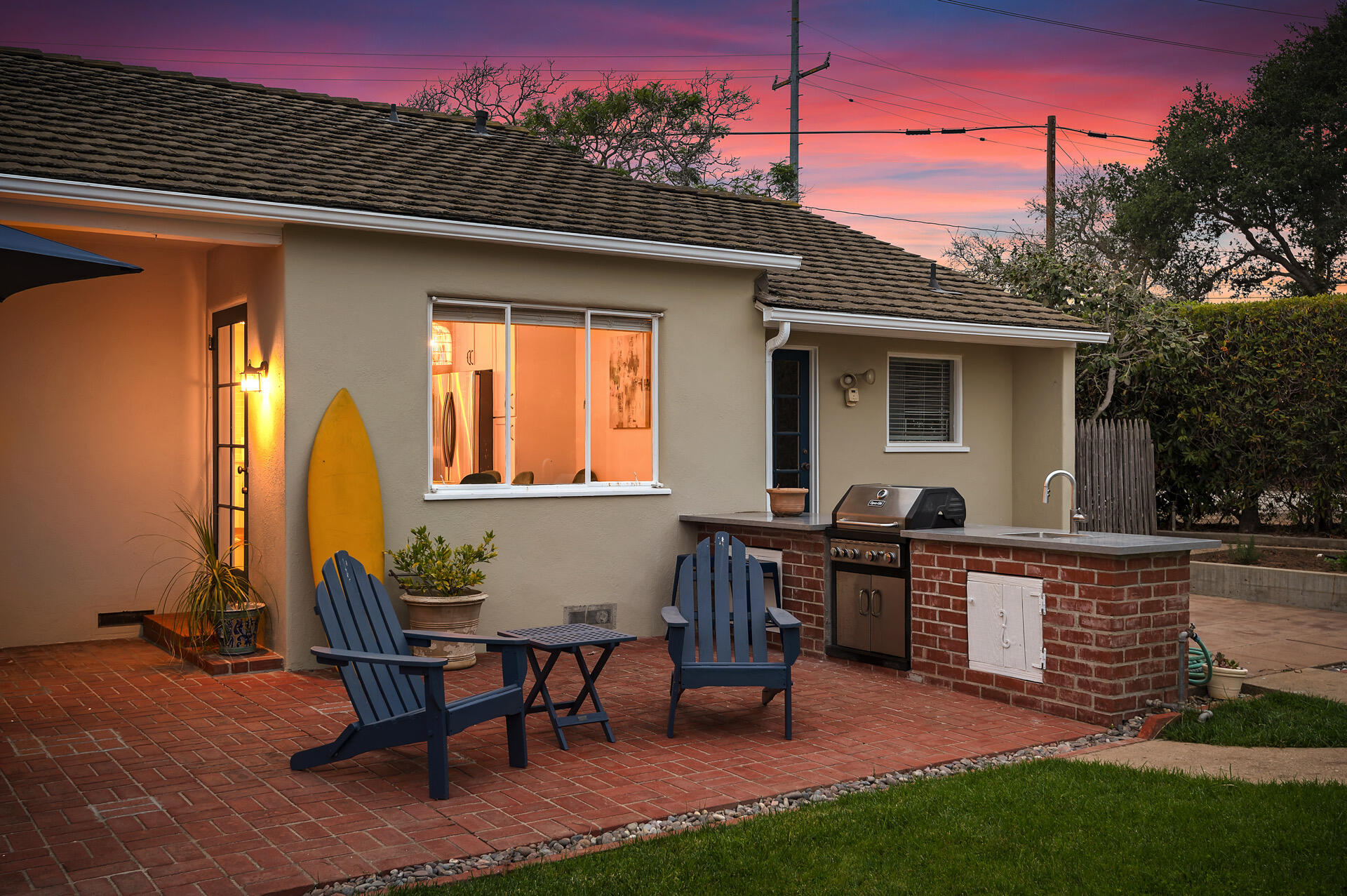 Undisclosed Address Carpinteria, CA 93013 - Photo 16 of 38 07 - BBQ Area (Twilight)