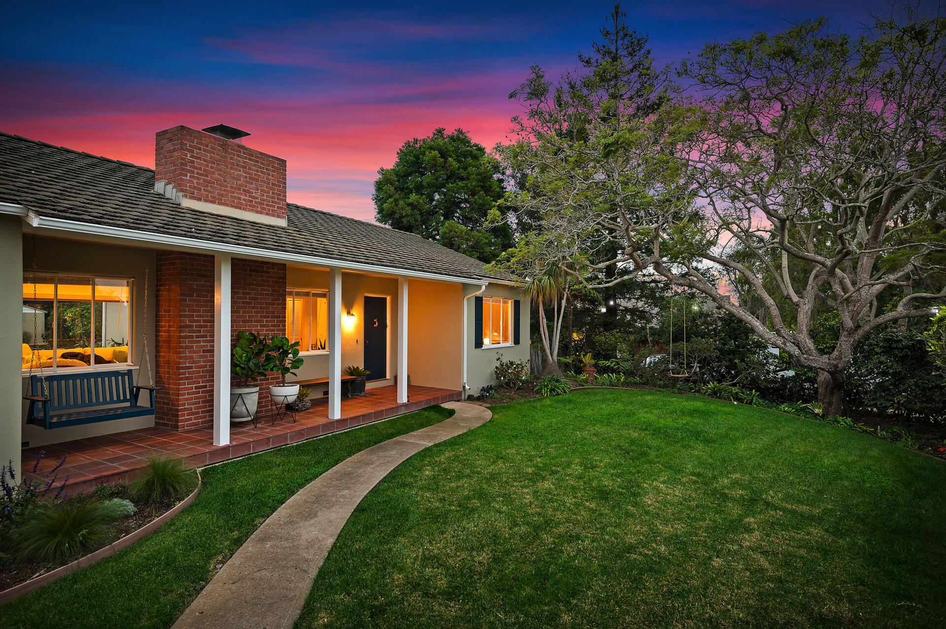 Undisclosed Address Carpinteria, CA 93013 - Photo 35 of 38 03 - Front Exterior (Twilight)