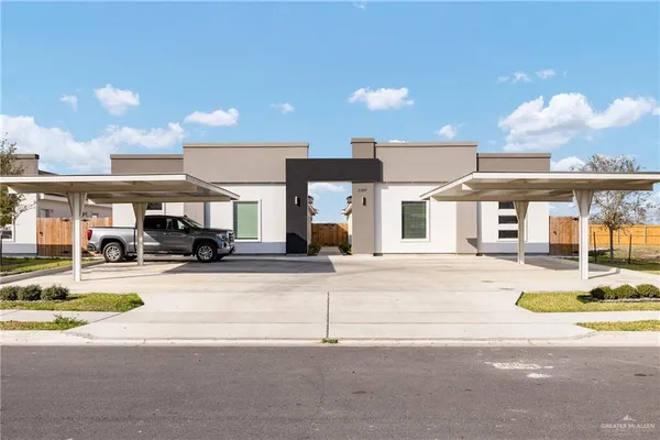 a view of a swimming pool and a couch