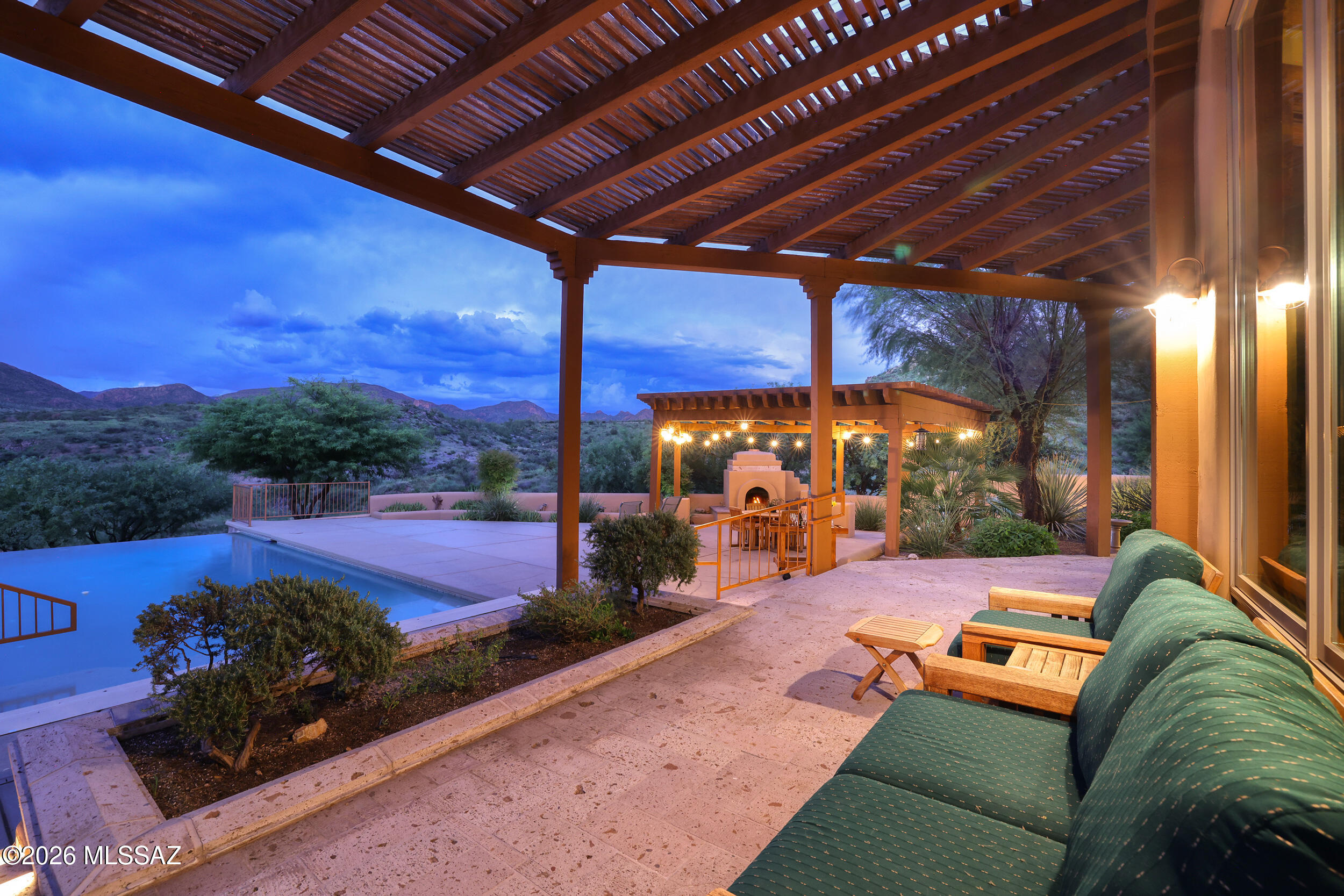 150 Canyon Pass Court Rio Rico, AZ 85648 - Photo 26 of 52 Eyebrow Ramada to Pool