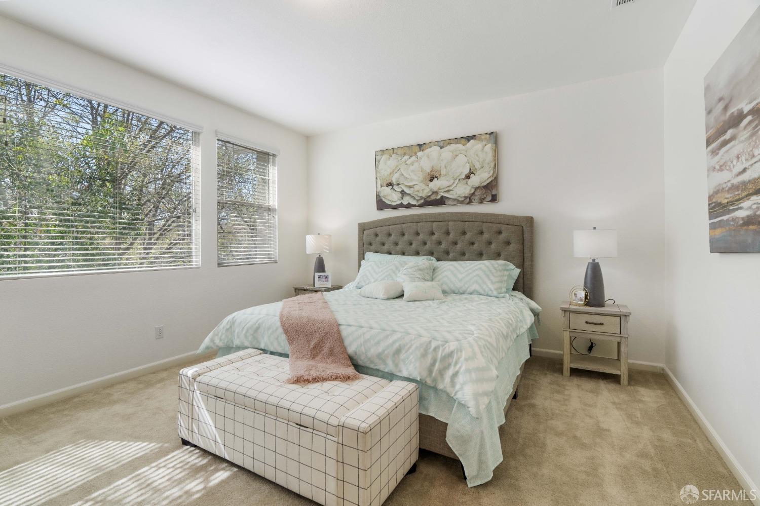 324 MacArthur Way Brentwood, CA 94513 - Photo 28 of 45 a bedroom with a bed and a large window