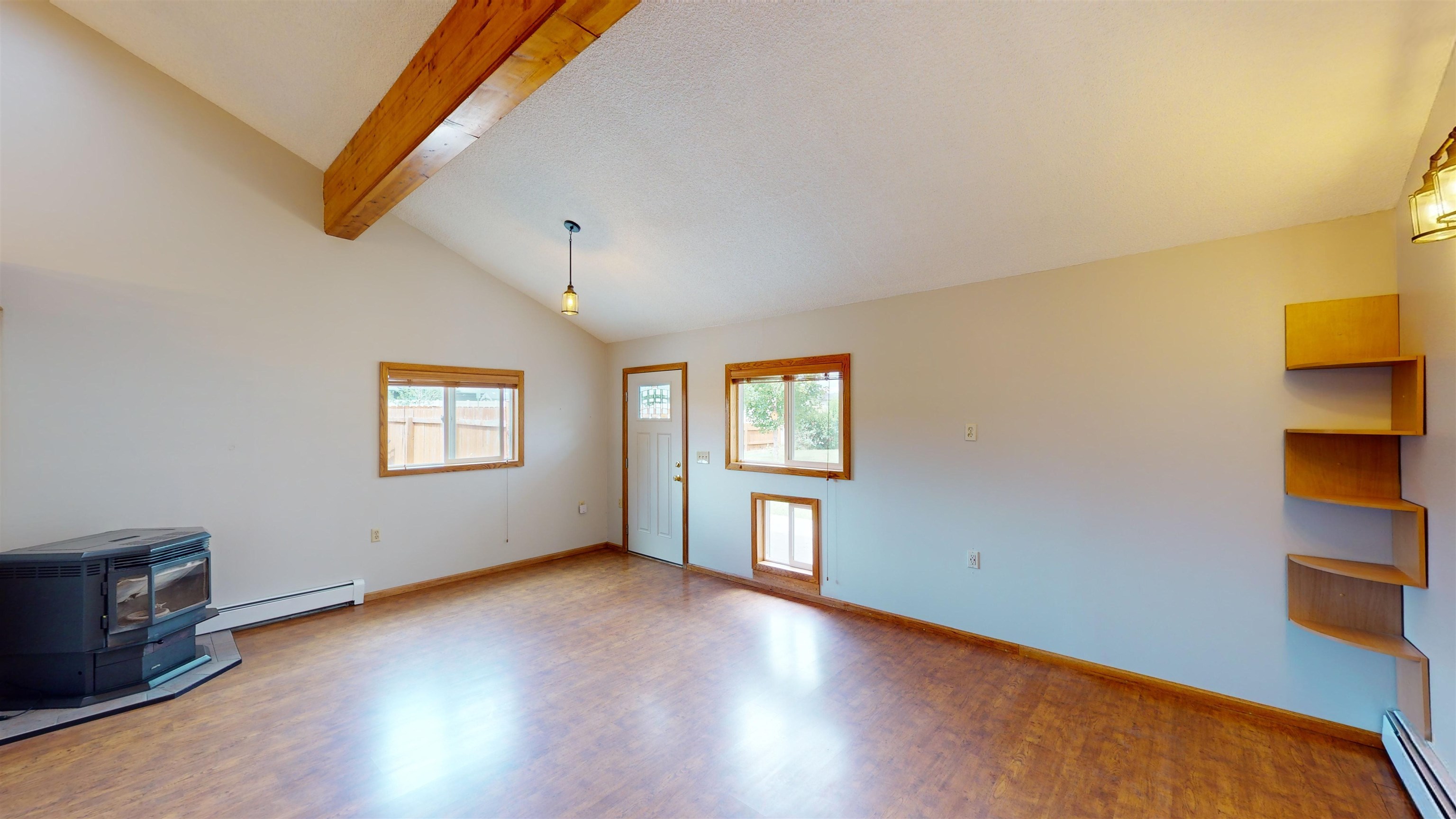 449 Doris Road Grand Junction, CO 81504 - Photo 6 of 35 a view of empty room with wooden floor and fan