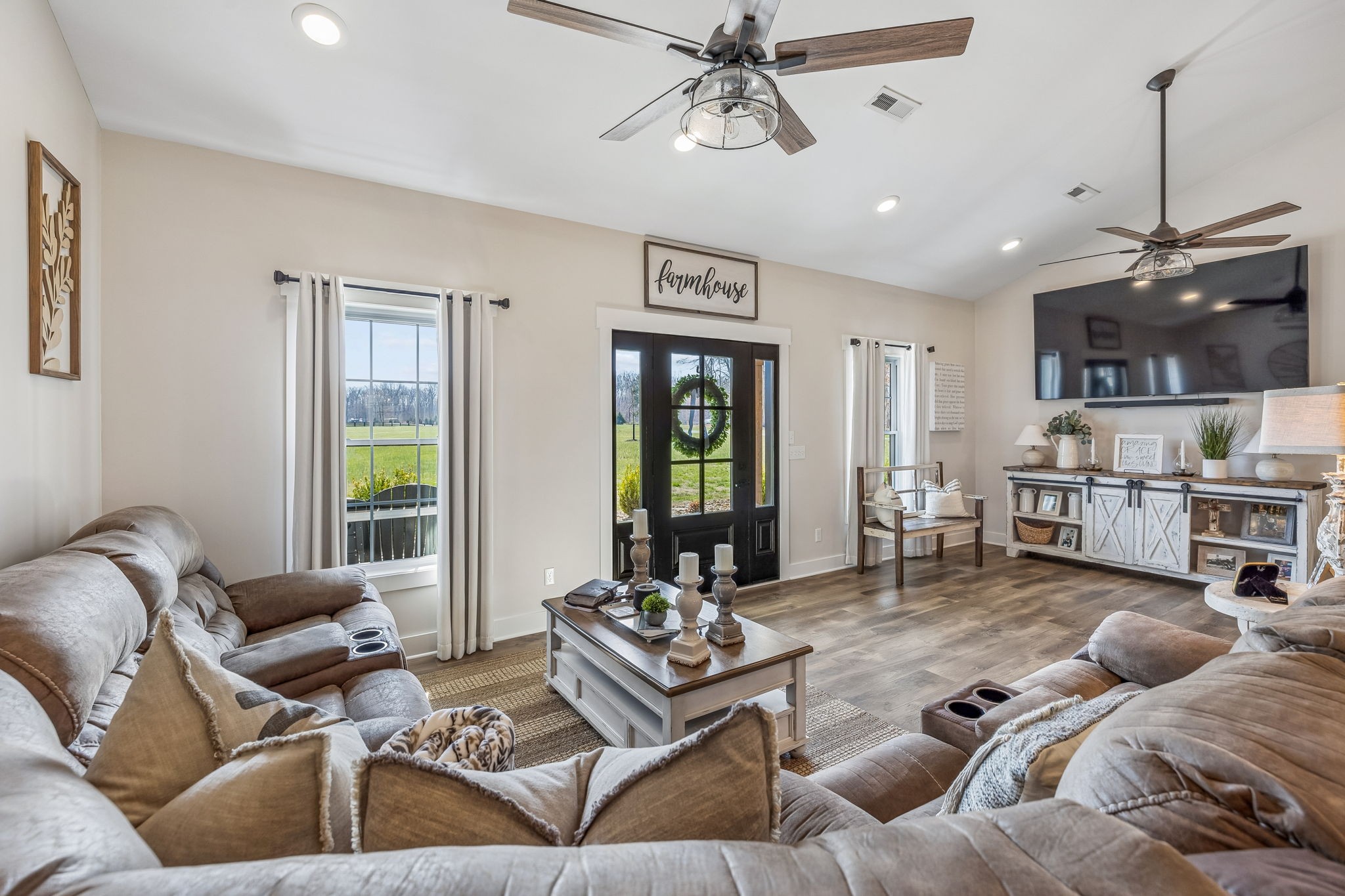1869 Taurus Farm Road Lafayette, TN 37083 - Photo 14 of 60 a living room with furniture kitchen view and a window
