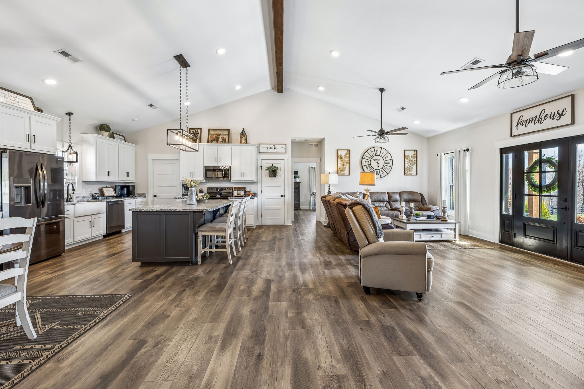 1869 Taurus Farm Road Lafayette, TN 37083 - Photo 22 of 60 a large kitchen with a table and chairs