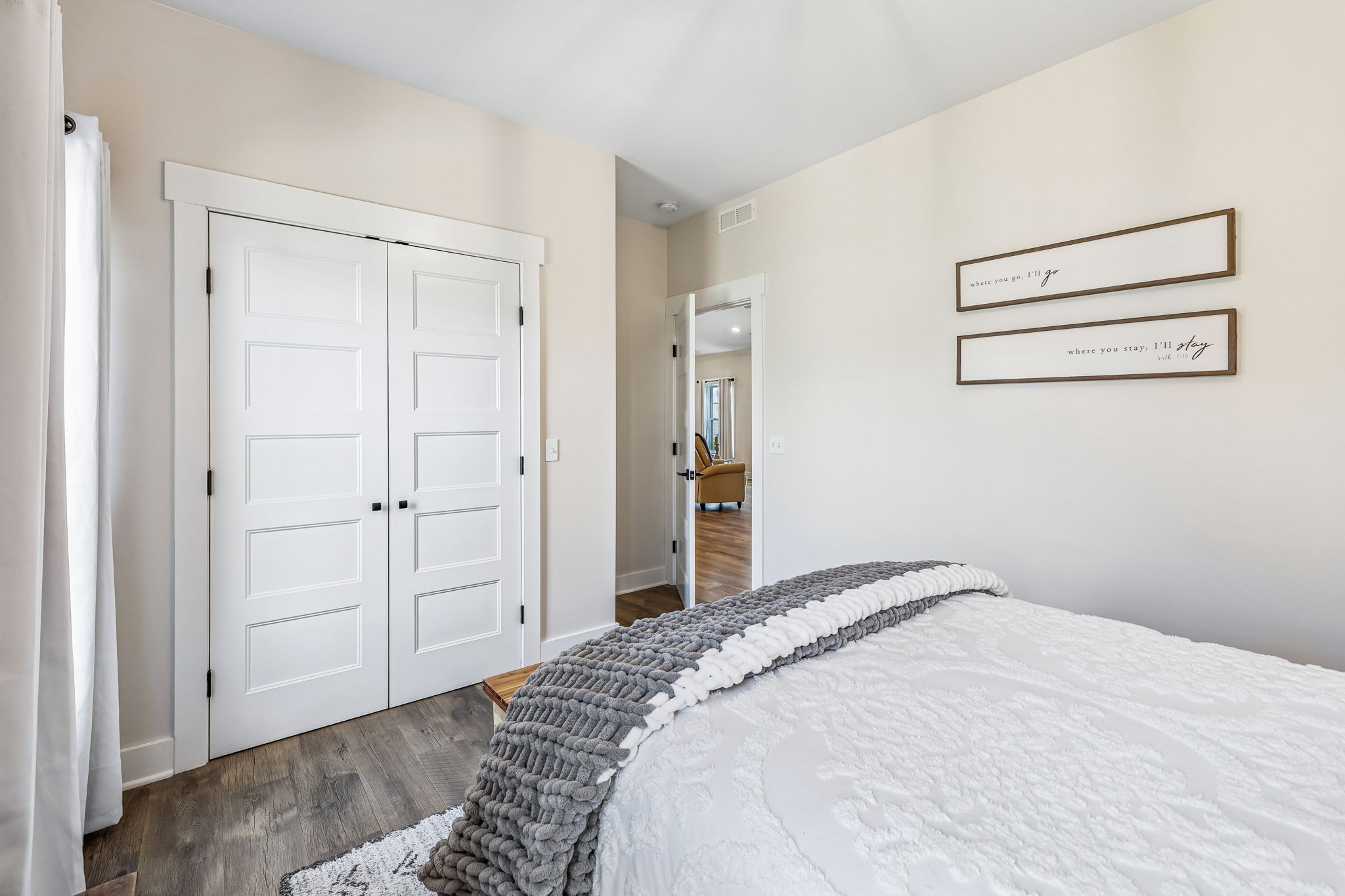 1869 Taurus Farm Road Lafayette, TN 37083 - Photo 27 of 60 a bedroom with a bed and cabinets