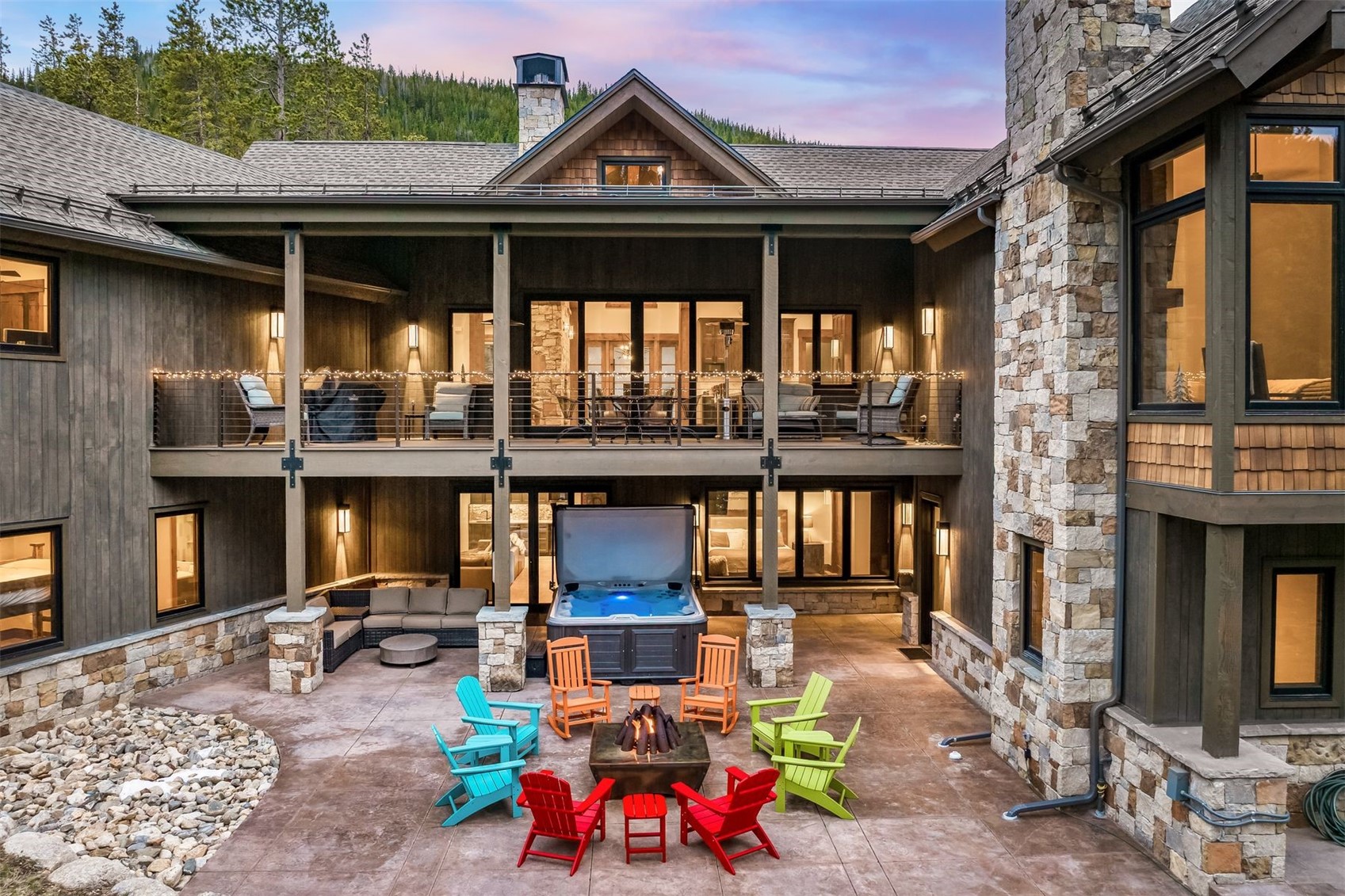 99 Independence Lane Keystone, CO 80435 - Photo 48 of 50 a view of a chairs and table in the patio