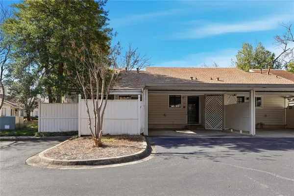 a view of a house with entertaining space