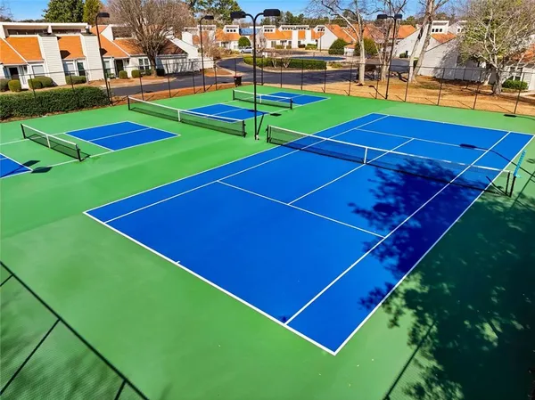a view of an outdoor space pool patio and outdoor seating