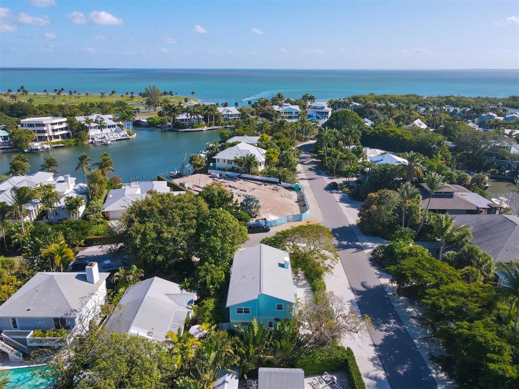 261 Lee Avenue Boca Grande, FL 33921 - Photo 42 of 48 an aerial view of ocean and residential houses with outdoor space