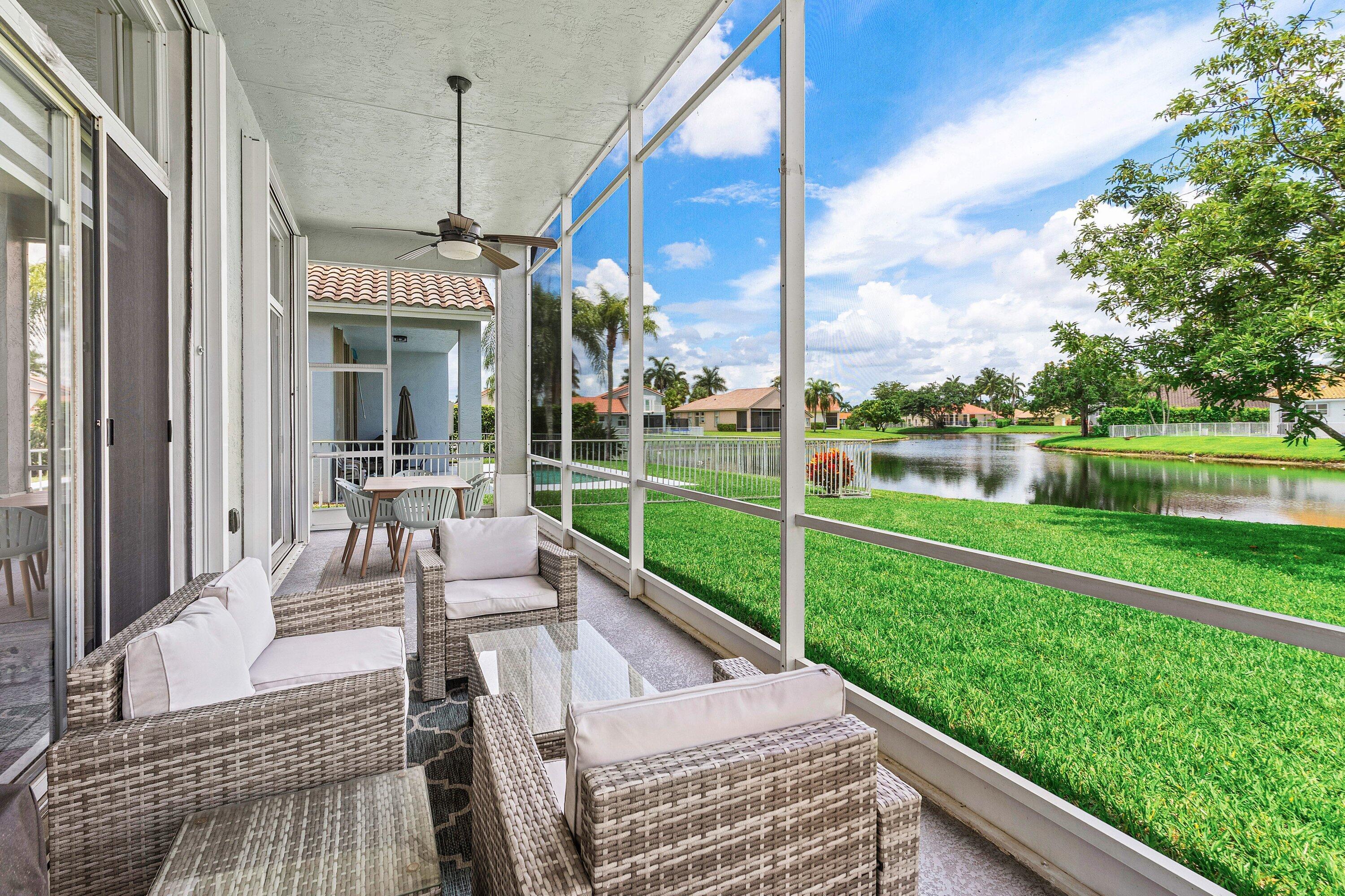 10767 Tea Olive Lane Boca Raton, FL 33498 - Photo 25 of 34 Screened in Patio