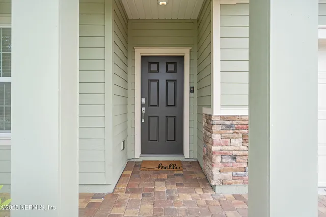 a view of front door of a house