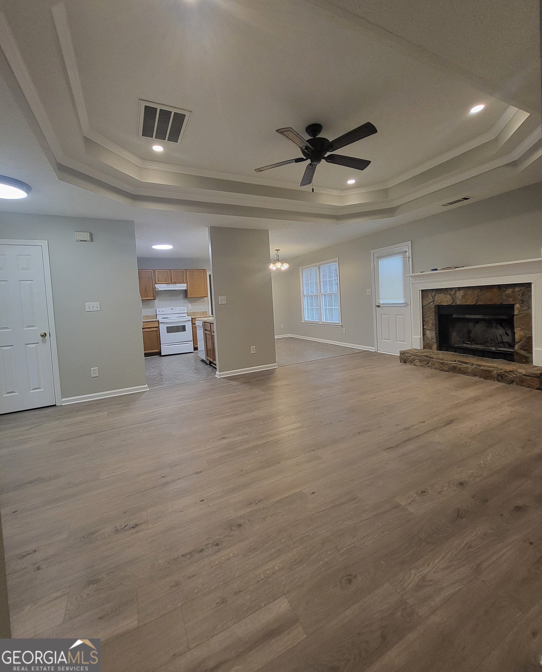 112 Sundown Drive Dawsonville, GA 30534 - Photo 3 of 25 a view of a livingroom with a staircase