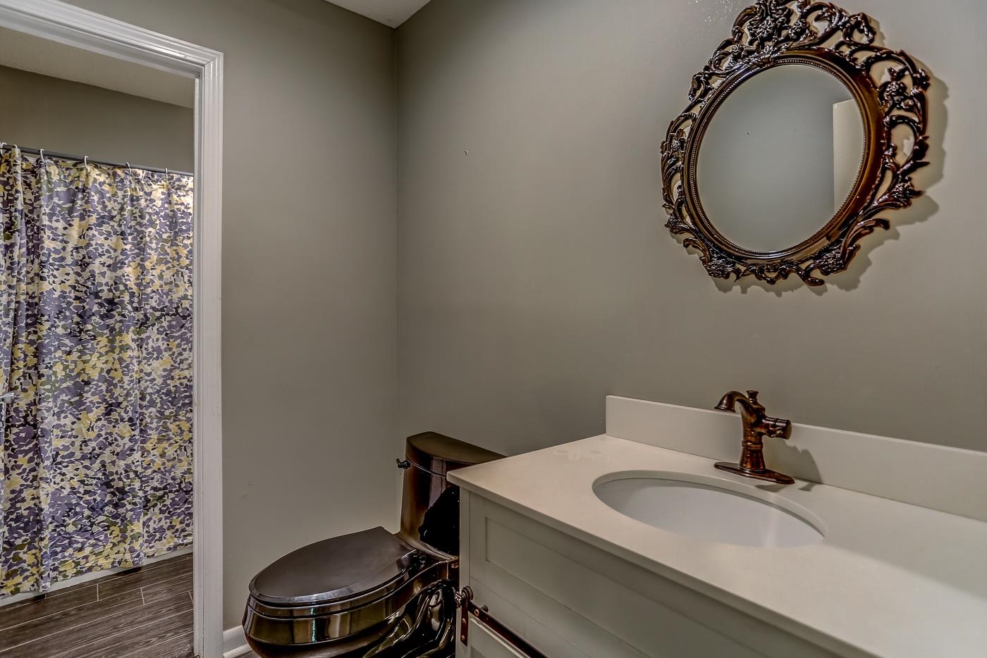 470 Metro Road Eads, TN 38028 - Photo 14 of 40 a bathroom with a sink a toilet and a mirror