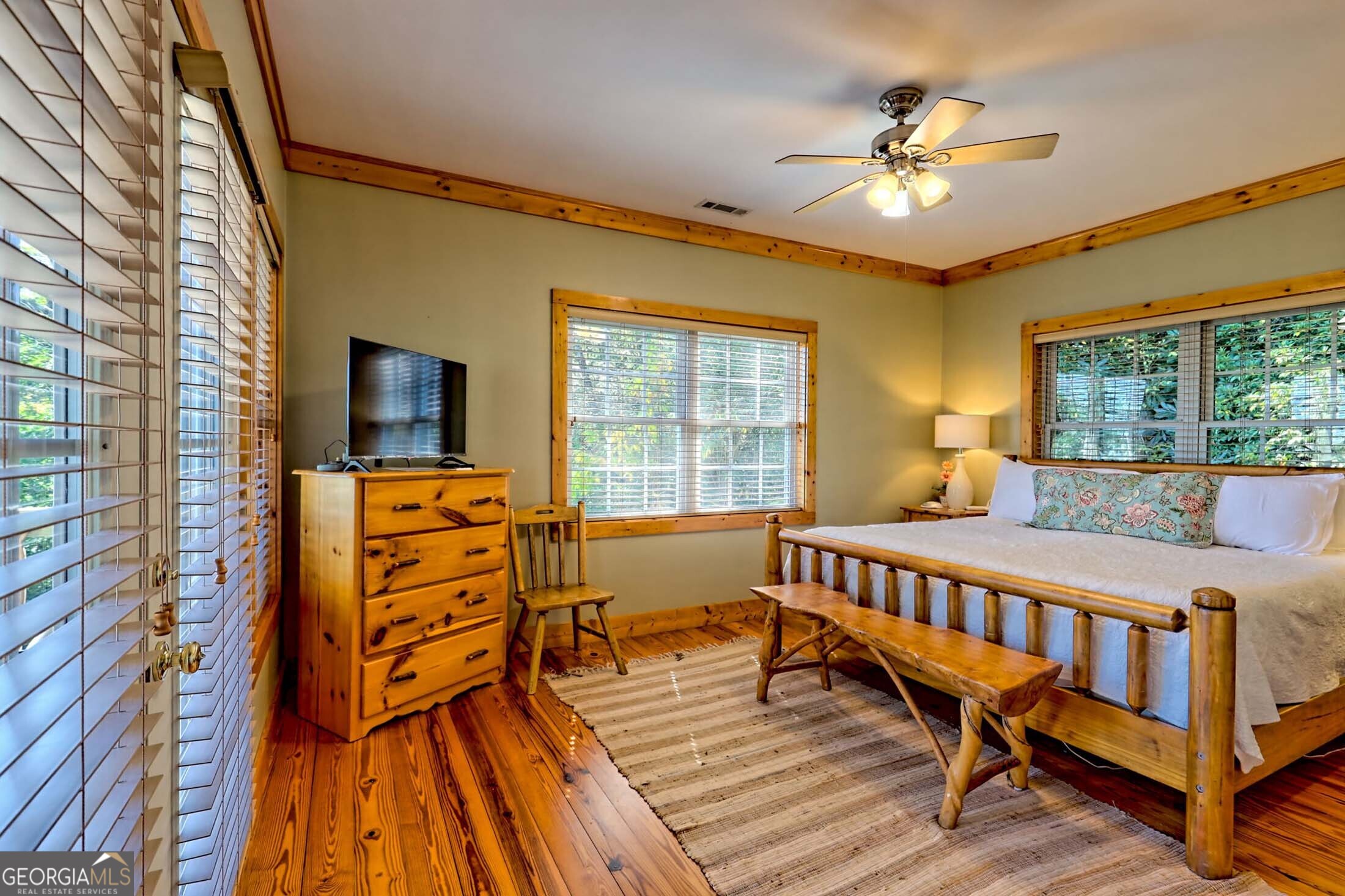 3315 Bald Mountain Road Dillard, GA 30537 - Photo 51 of 79 a bedroom with furniture and a window