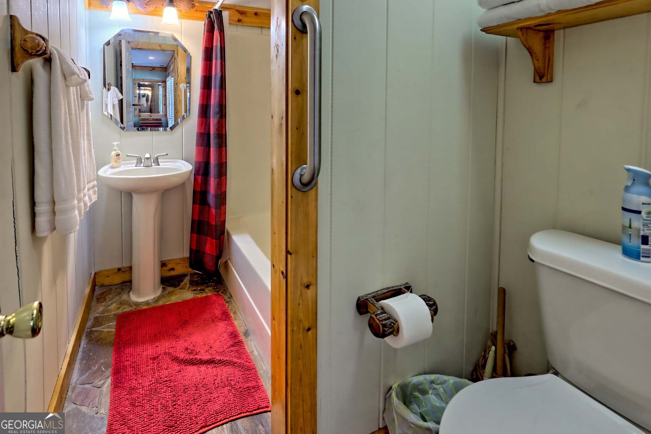 3315 Bald Mountain Road Dillard, GA 30537 - Photo 63 of 79 a bathroom with a toilet and a shower