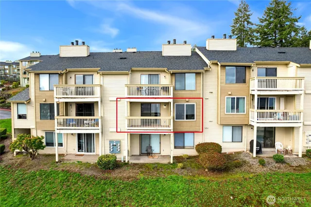 a aerial view of multiple house