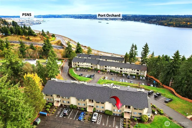 a view of city and ocean