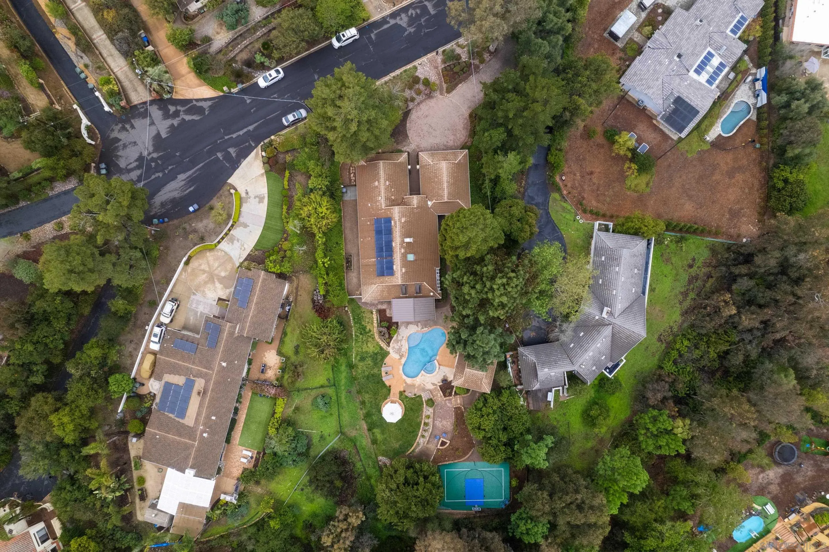 16327 Woodson View Road Poway, CA 92064 - Photo 54 of 54 an aerial view of a house with a yard