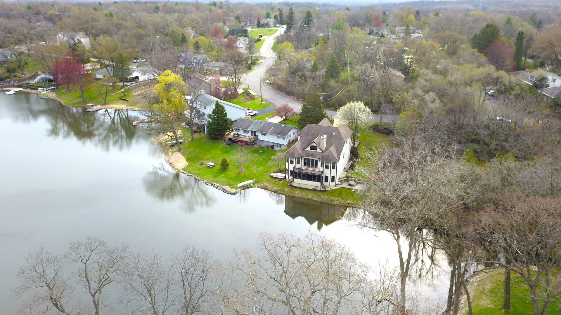 6107 Lake Shore Drive Cary, IL 60013 - Photo 5 of 40 a view of swimming pool and lake view