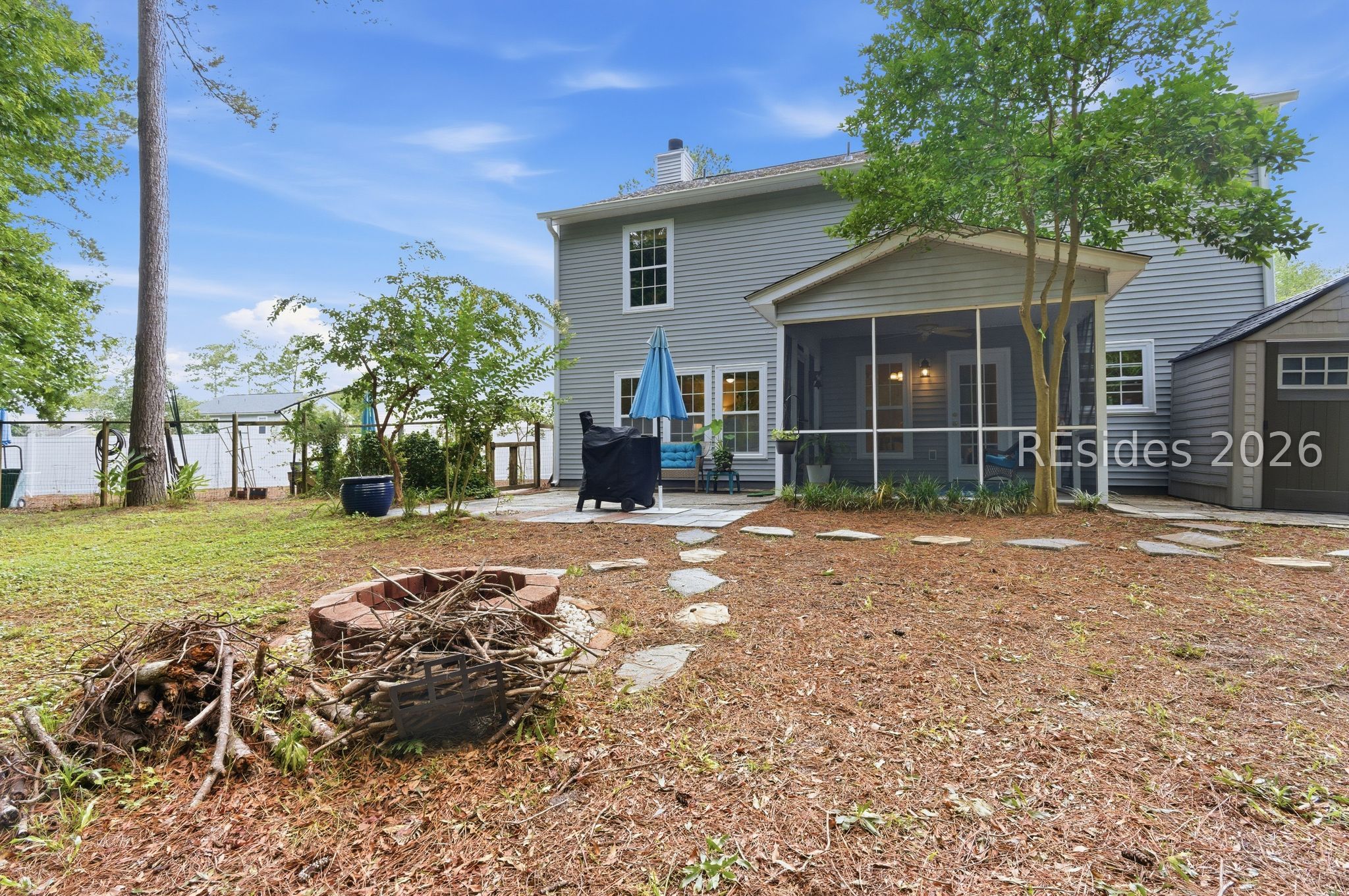6 Hemlock Court Bluffton, SC 29910 - Photo 44 of 45 Relax by the firepit on cool evenings.