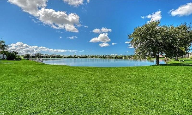 25275 Rampart Boulevard, Unit 1605 Punta Gorda, FL 33983 - Photo 16 of 16 a view of a lake with a big yard