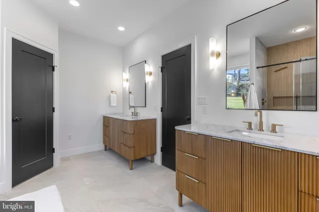 a room with stairs and a floor to ceiling window