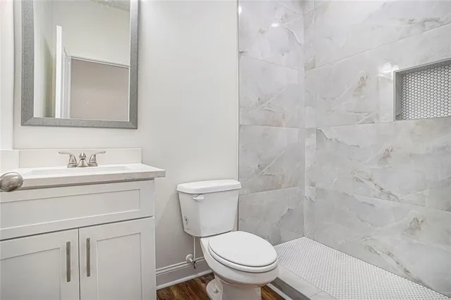 a bathroom with a sink