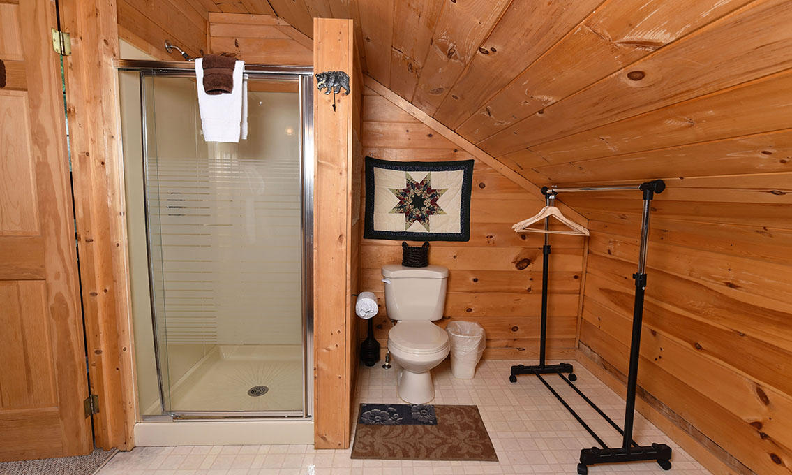 1555 Trappers Ridge Sevierville, TN 37862 - Photo 35 of 38 pigeon-forge-cabin-serendipity-bathroom-