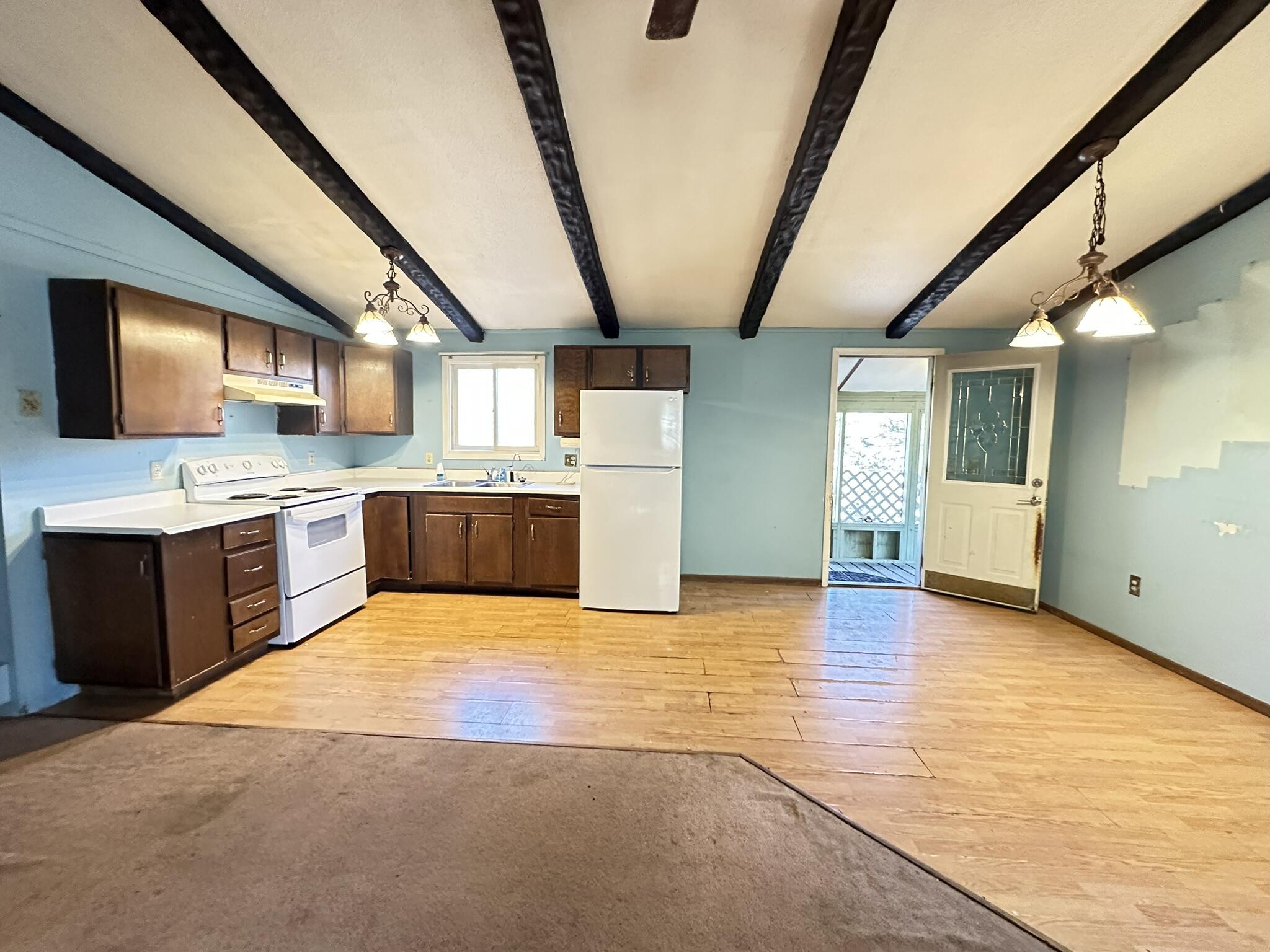 6 Old Post Road Tobyhanna, PA 18466 - Photo 7 of 32 a large kitchen with stainless steel appliances granite countertop a sink and cabinets