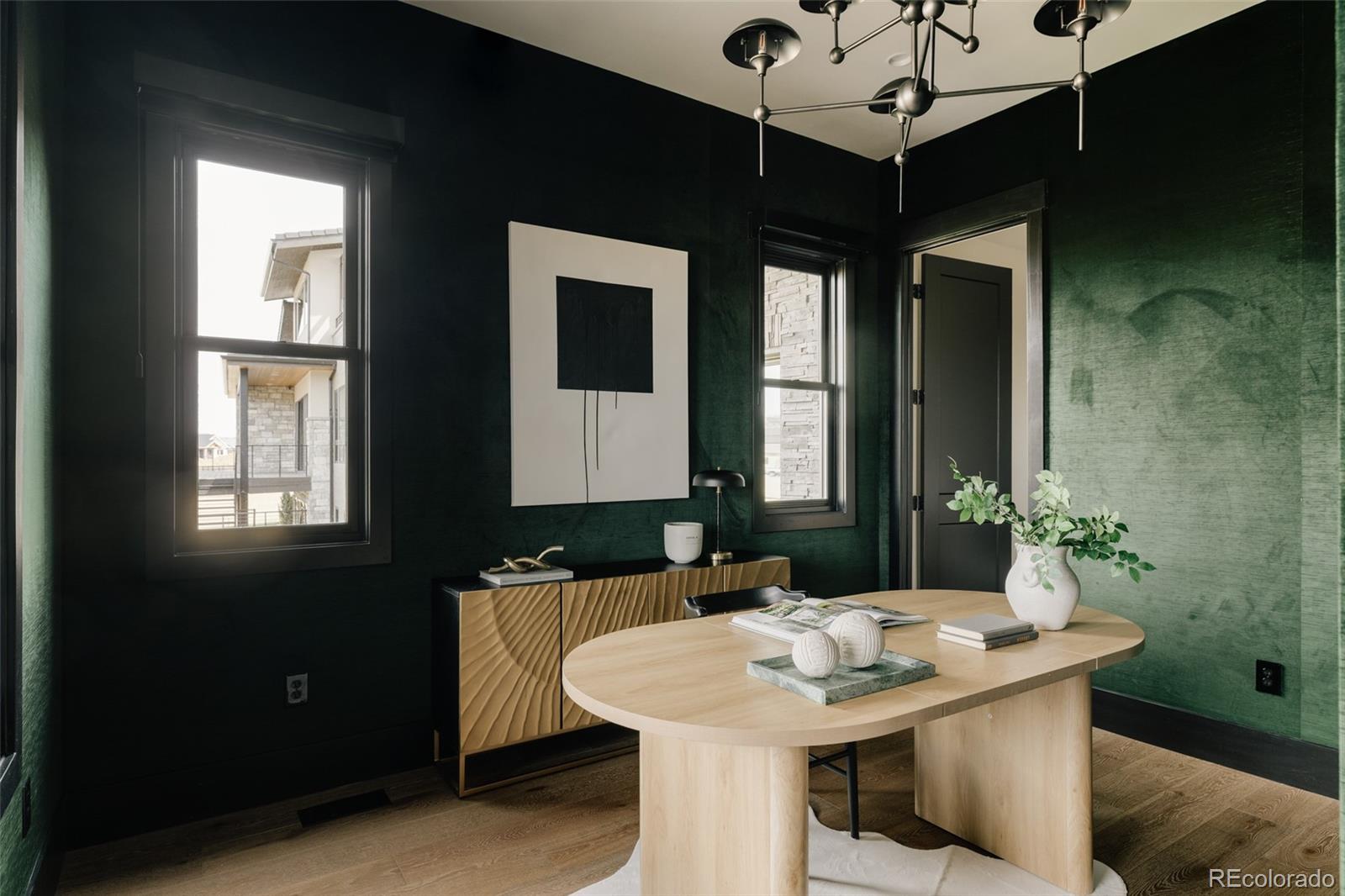 2531 Southwind Road Berthoud, CO 80513 - Photo 20 of 49 a view of a dining room with furniture window and outside view