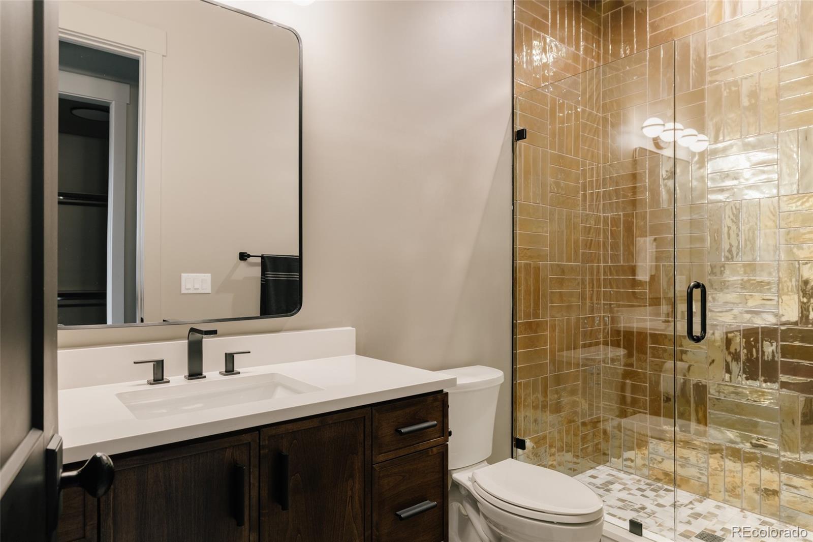 2531 Southwind Road Berthoud, CO 80513 - Photo 32 of 49 a bathroom with a sink a toilet and shower