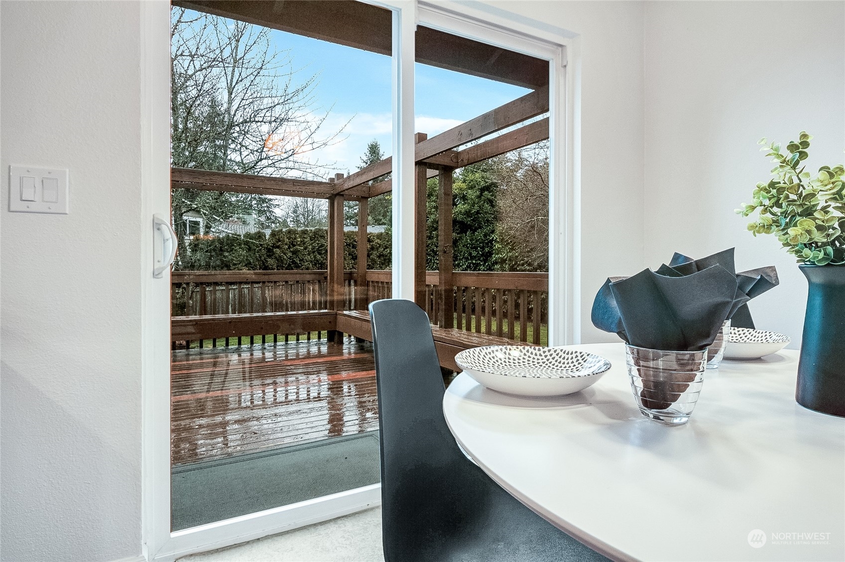 11820 Northeast 158th Street Bothell, WA 98011 - Photo 8 of 28 a view of a dining room with furniture window and outside view