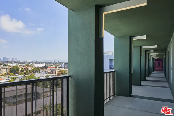 a view of a balcony