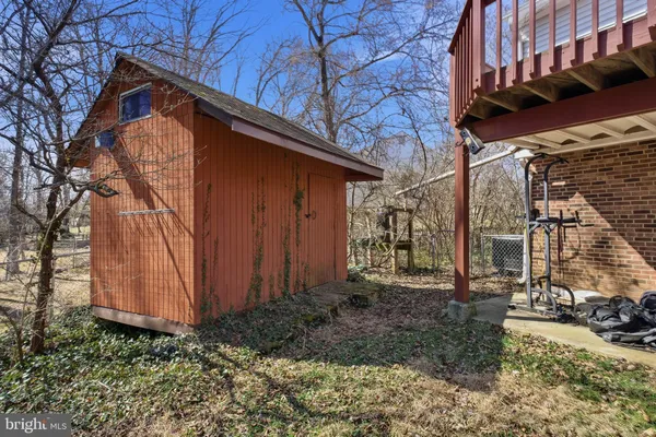 a backyard of a house