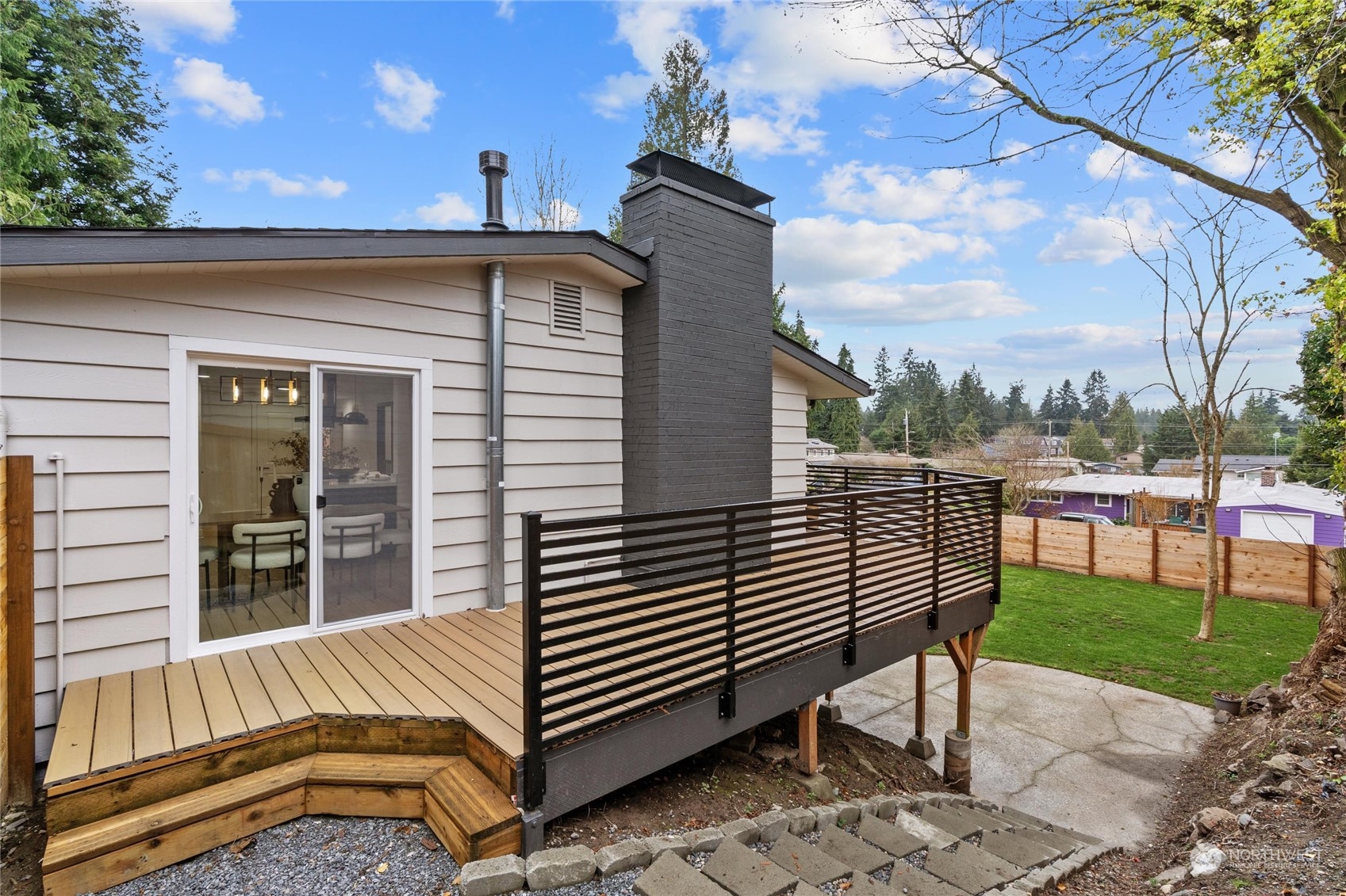 1256 Birch Street Edmonds, WA 98020 - Photo 25 of 37 a view of a patio with a yard