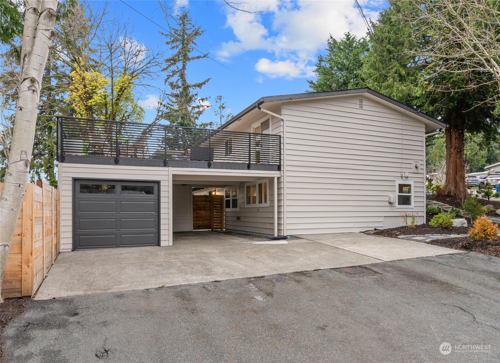 1256 Birch Street Edmonds, WA 98020 - Photo 34 of 37 a view of a house with a garage