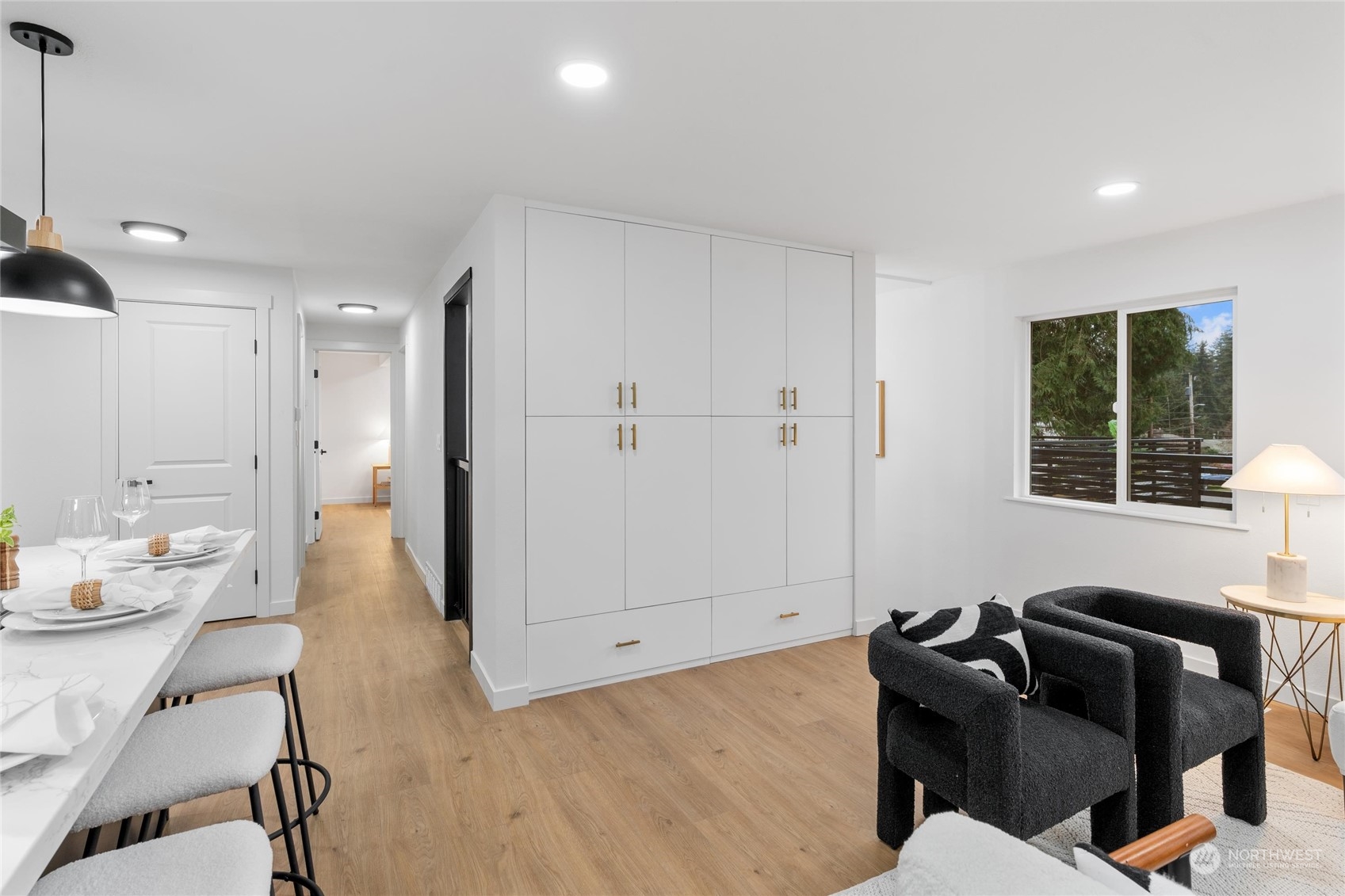 1256 Birch Street Edmonds, WA 98020 - Photo 8 of 37 a living room with furniture and a window