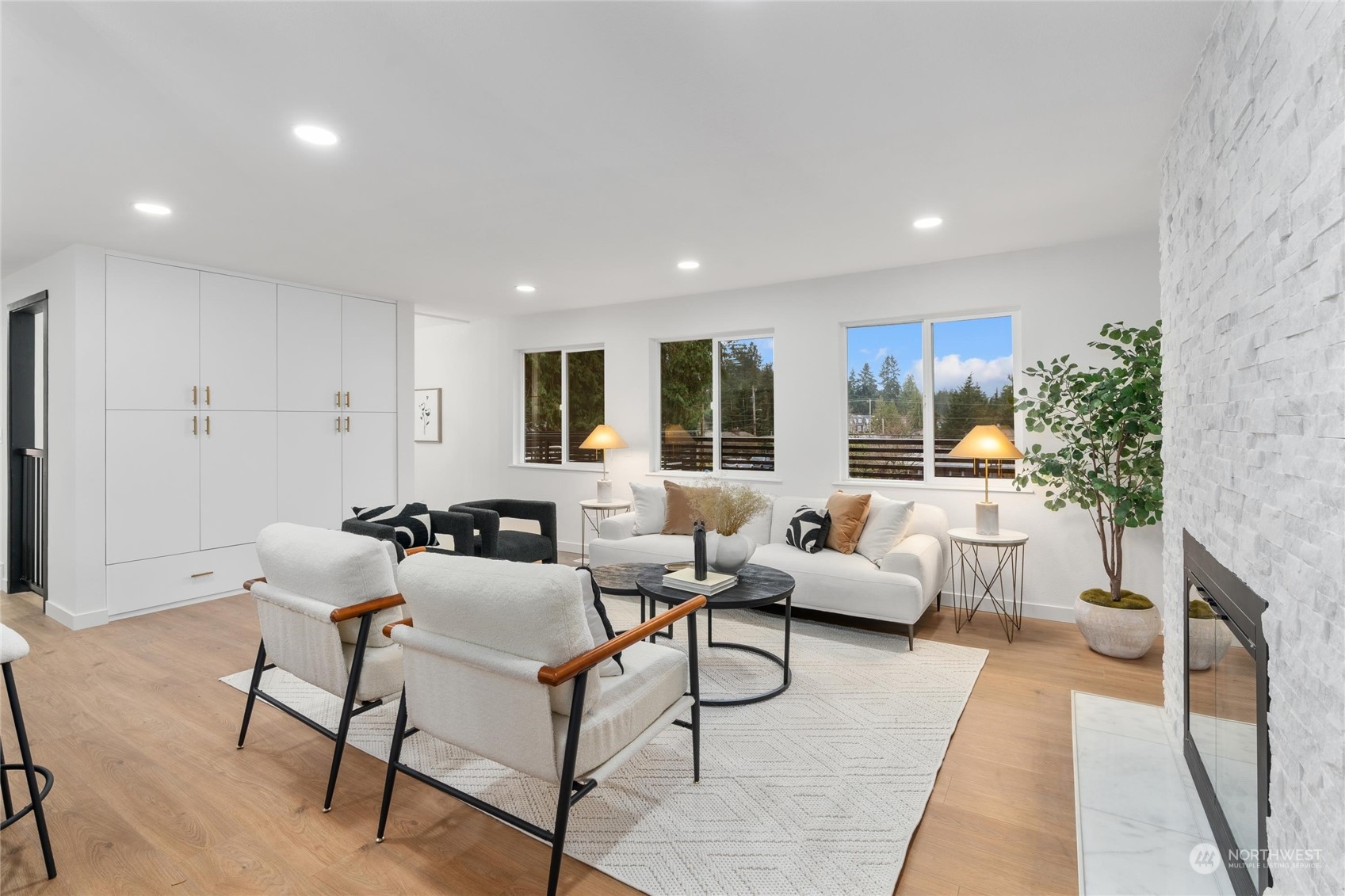 1256 Birch Street Edmonds, WA 98020 - Photo 9 of 37 a living room with furniture and a large window